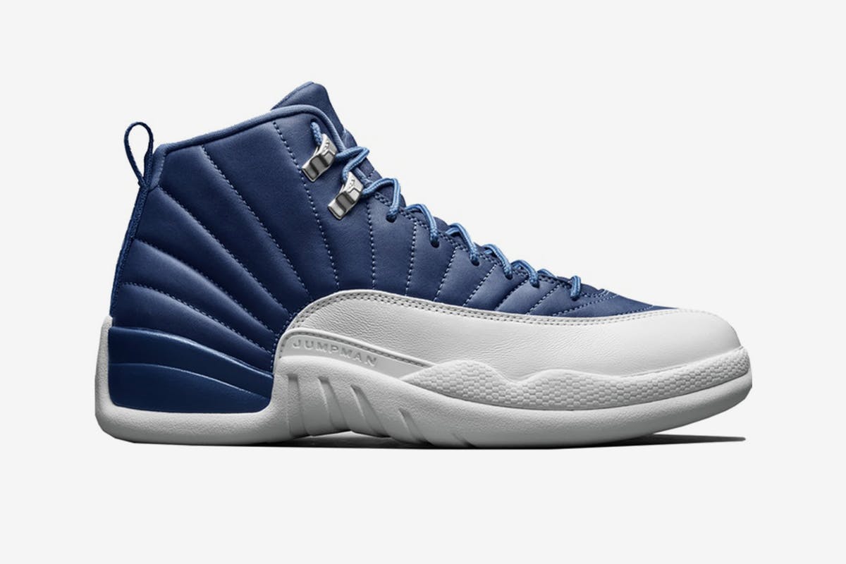 blue air jordans 12